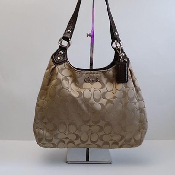 Coach Bags Coach Signature Canvas Hobo Purse Poshmark